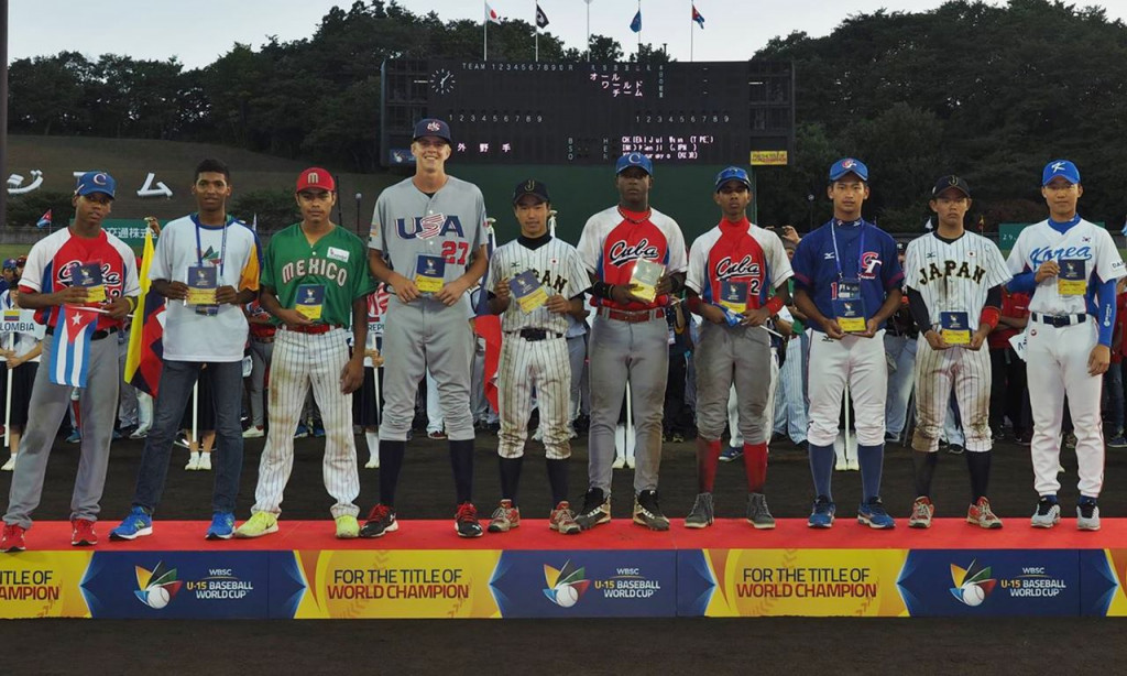 Three Cubans were selected for the WBSC All-World Team ©WBSC
