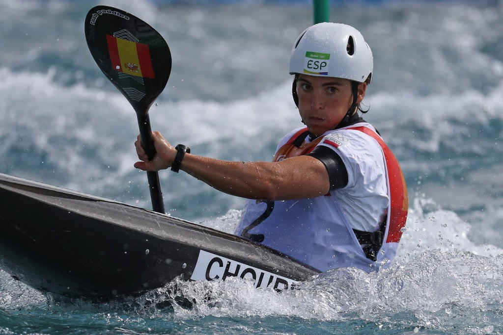 Spain's Maialen Chourraut clinched the gold medal in the women's K1 kayak event ©Getty Images