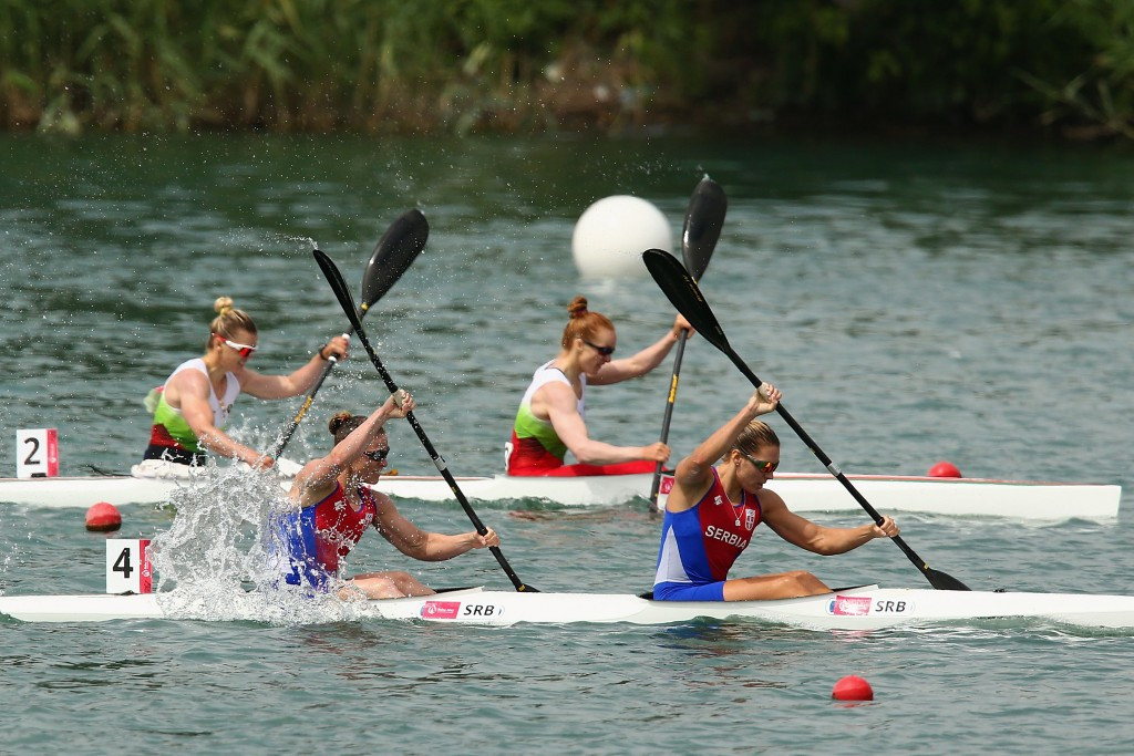 Serbian pair Milica Starovic and Dalma Ruzicic-Benedek claimed a superb victory for their nation in the women's K2