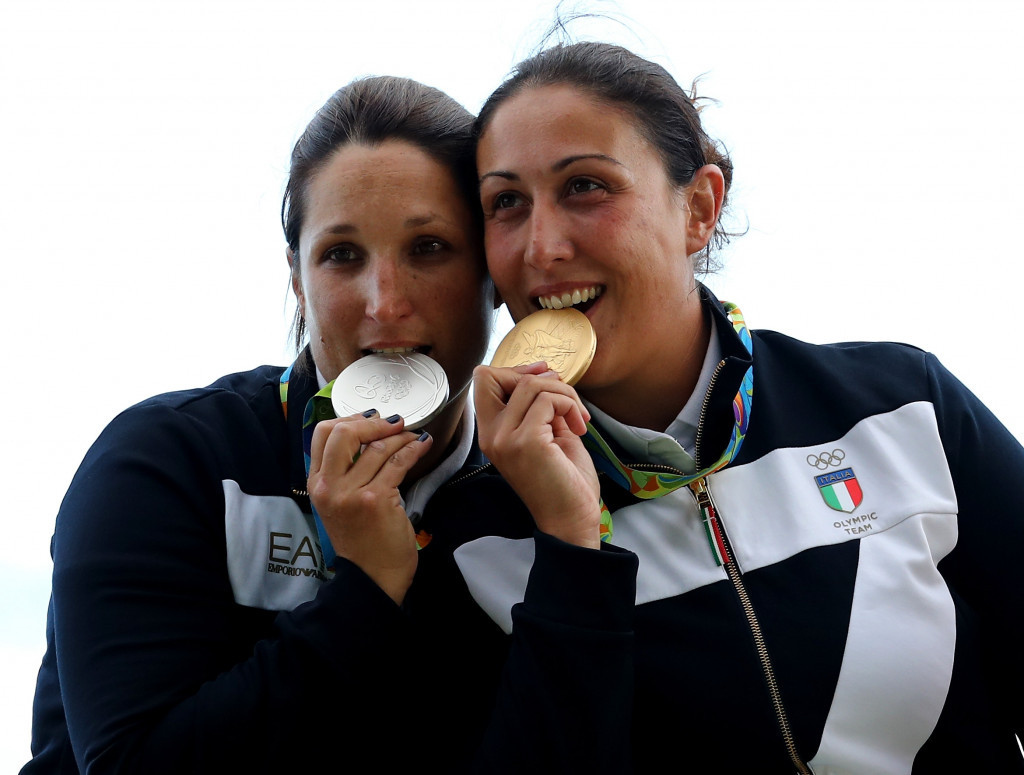 Bacosi beats Italian team-mate to secure Olympic women's skeet title at Rio 2016