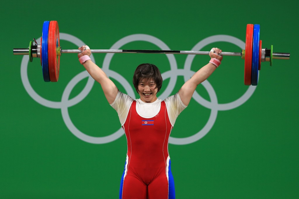 Jong Sim Rim claimed North Korea’s first gold medal of Rio 2016 by winning the women’s 75kg competition ©Getty Images