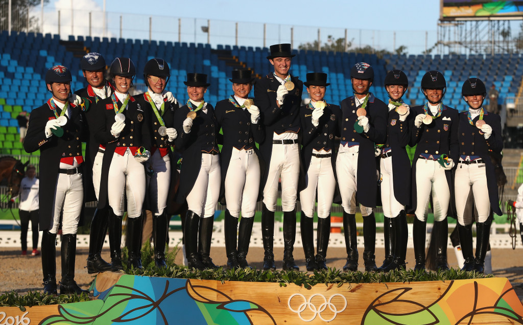 Germany took the gold medal in team dressage ©Getty Images