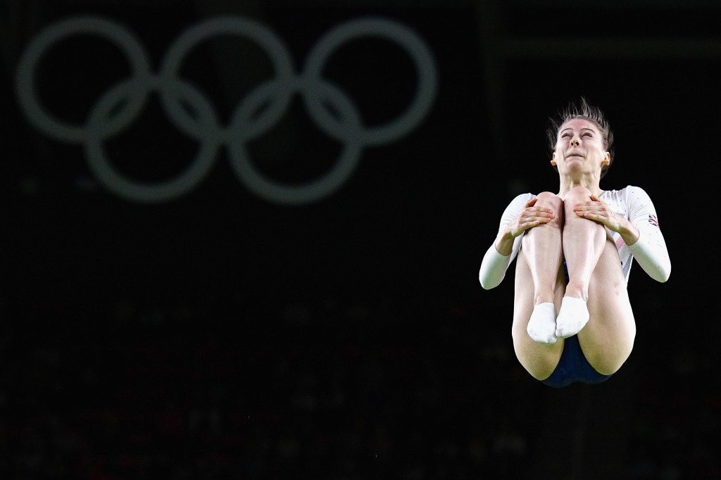 Bryony Page became the first British woman to win an Olympic trampoline medal ©Getty Images