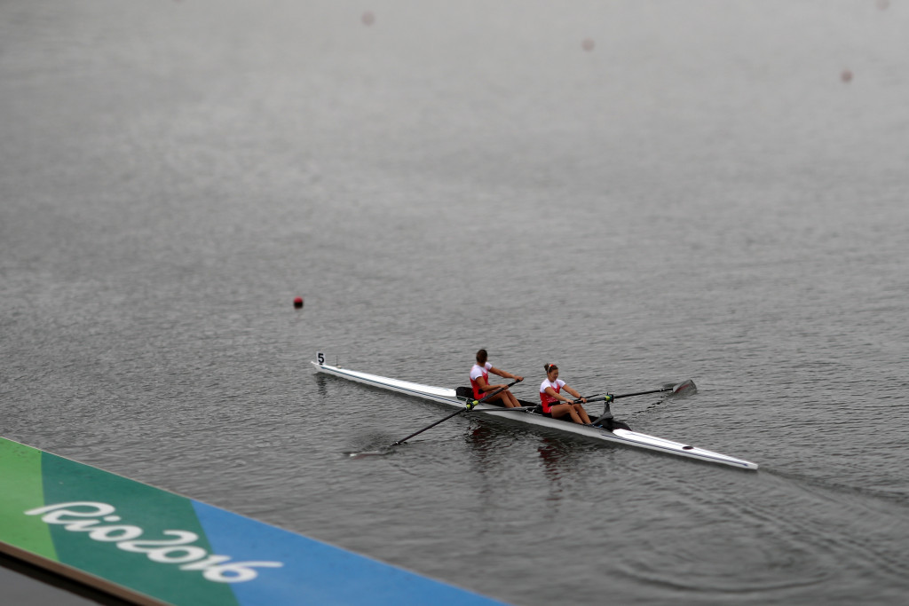 Rowing finals were able to take place today as the weather improved ©Getty Images