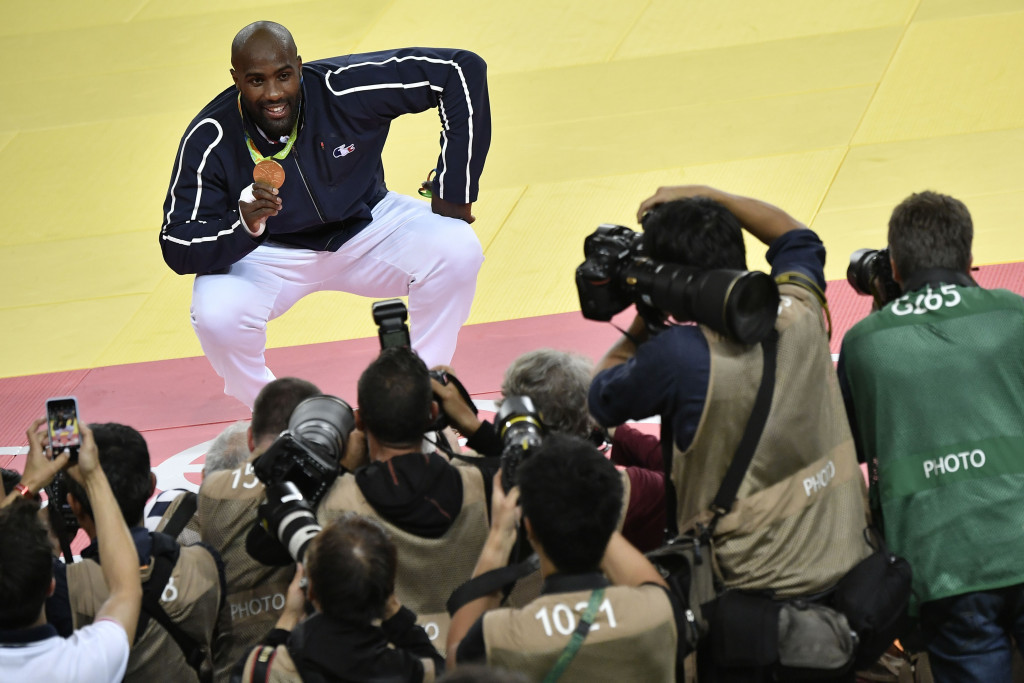 Teddy Riner defended his men's over 100kg title ©Getty Images