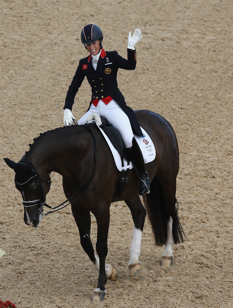 Charlotte Dujardin was disappointed after mistakes on her horse Valegro but will have the opportunity to become the first British woman to win three Olympic gold medals in the individual event ©Getty Images
