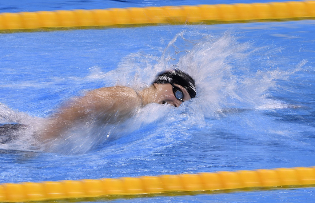 Katie Ledecky smashed the world record en route to a dominant 800m freestyle victory ©Getty Images