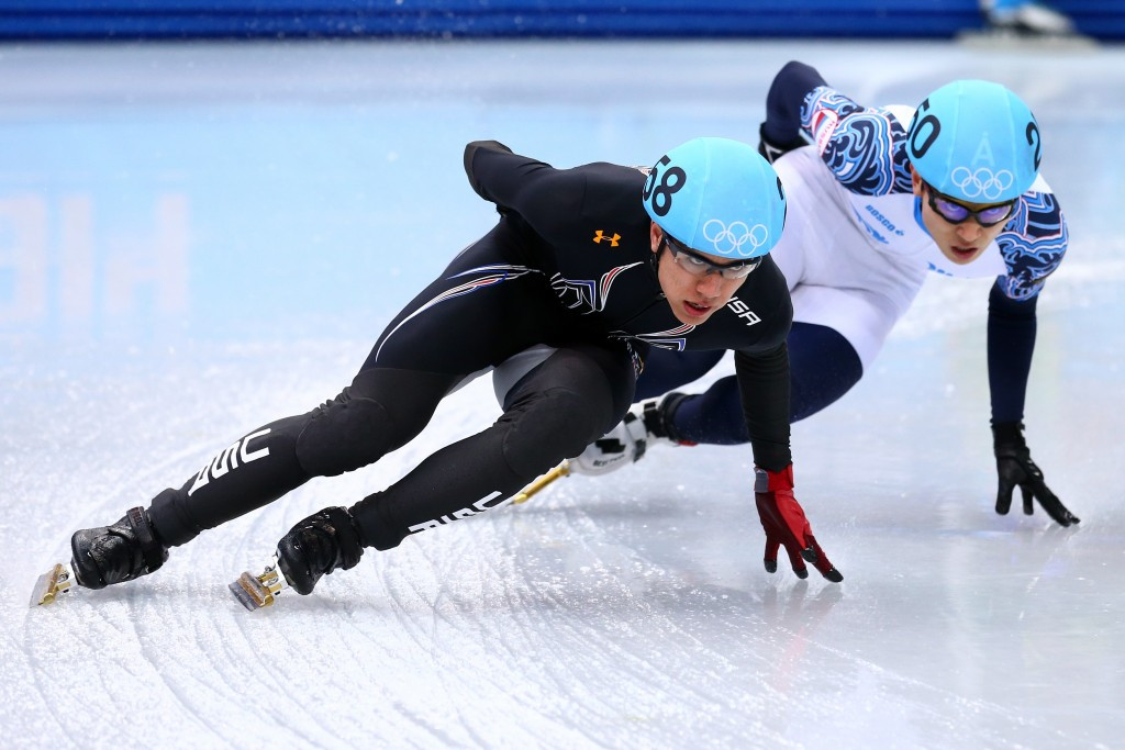 J.R. Celski is one of three American Olympians expected to highlight the field for the two-day Short Track Desert Classic ©Getty Images
