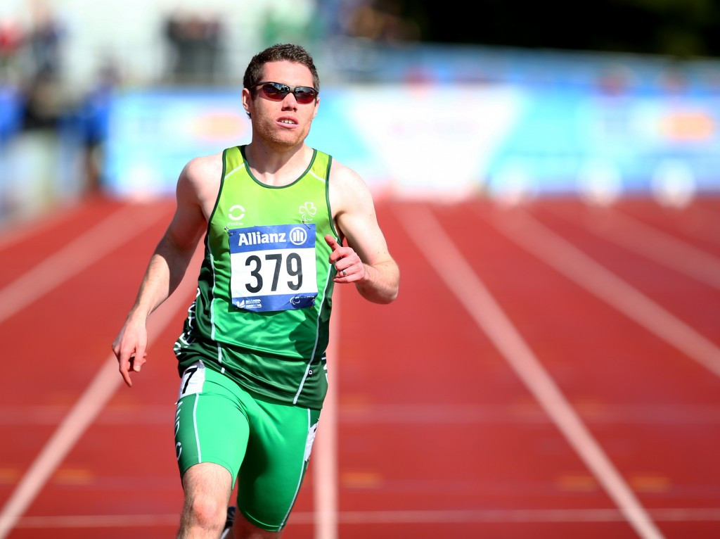 Irish sprinter Jason Smyth is confident he can set a world record on his way to gold at Rio 2016 ©Getty Images