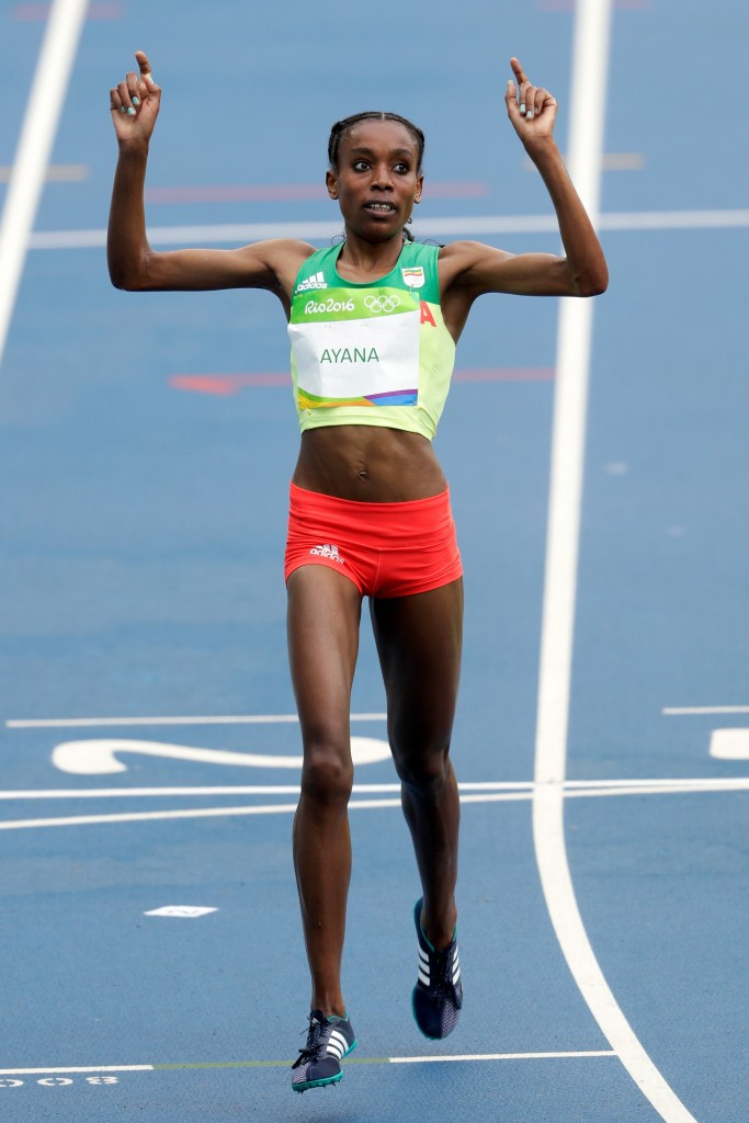Ethiopia's Almaz Ayana did not even look tired after breaking the world record in the 10,000m at the Olympics, Sonia O'Sullivan claimed ©Getty Images