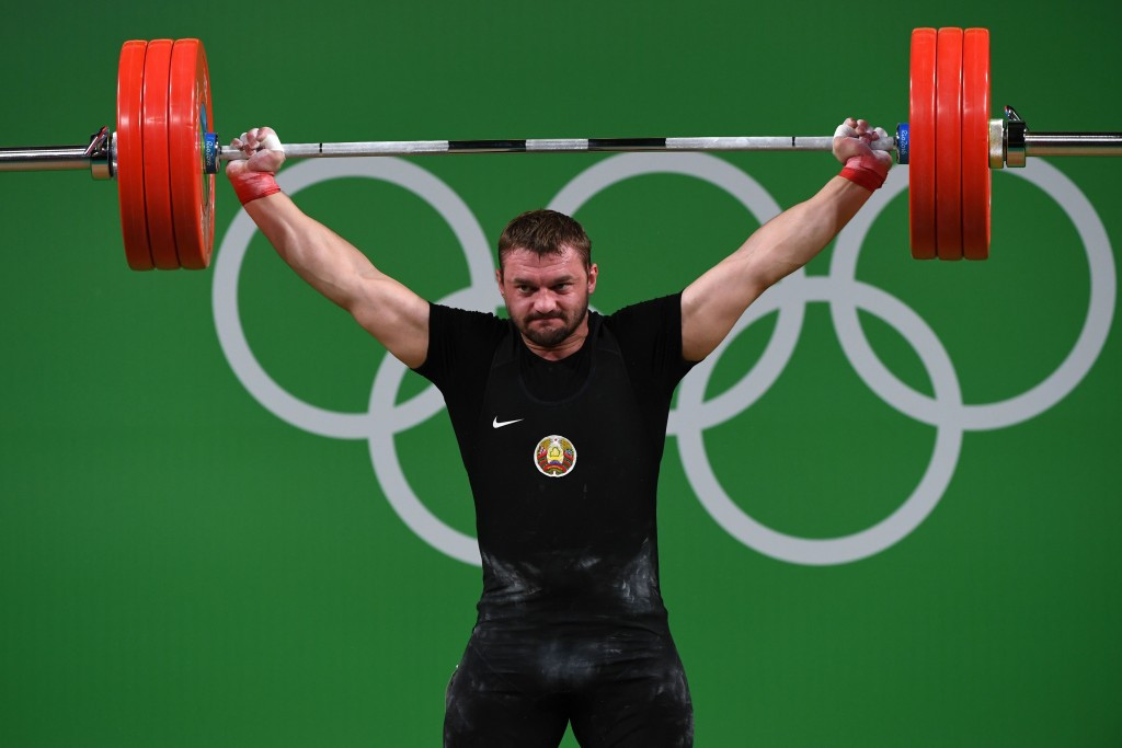 World champion Vadzim Straltsou of Belarus took the silver medal ©Getty Images