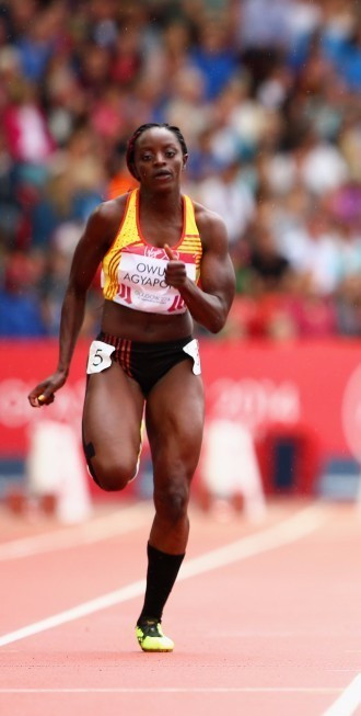 Flings Owusu-Agyapong said her appointment as flagbearer was an "honour" ©Getty Images