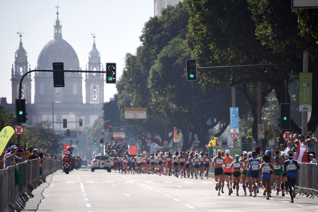The women's marathon took place on the streets of Rio today ©Getty Images