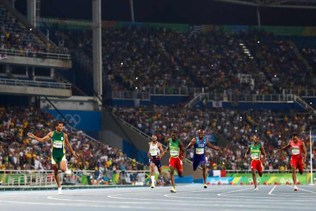 Olympic 400m champion Wayde van Niekerk is among IAAF Athlete of the Year contenders ©Getty Images