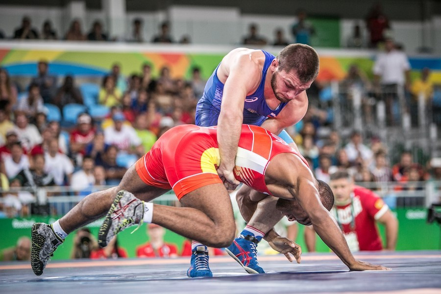 Russia's Davit Chakvetadze triumphed in the men's 85kg Greco-Roman final ©UWW