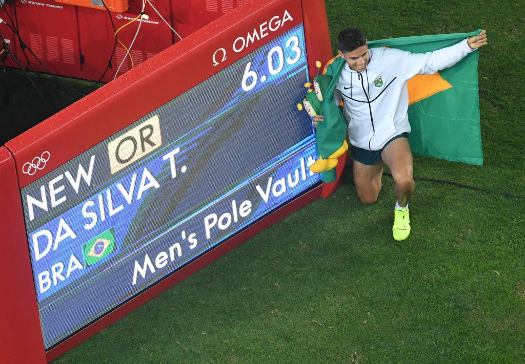 Thiago Braz de Silva broke the Olympic record en route to gold ©Getty Images