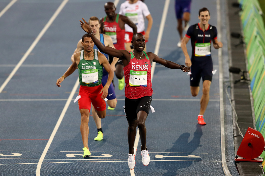 David Rudisha brilliantly defended his Olympic 800m title ©Getty Images