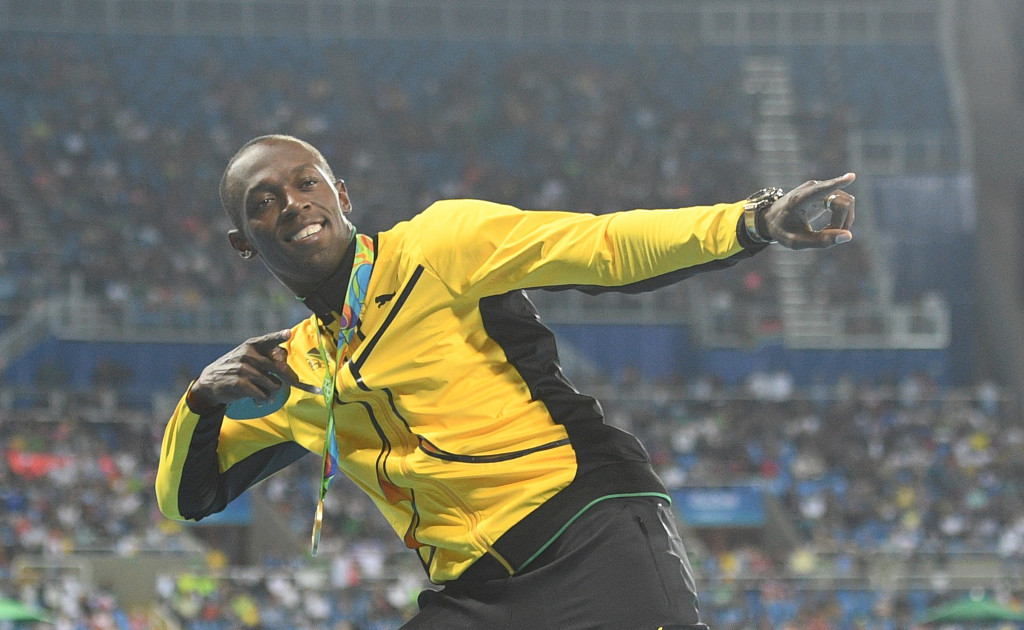Usain Bolt was awarded the 100m gold medal after his victory yesterday ©Getty Images
