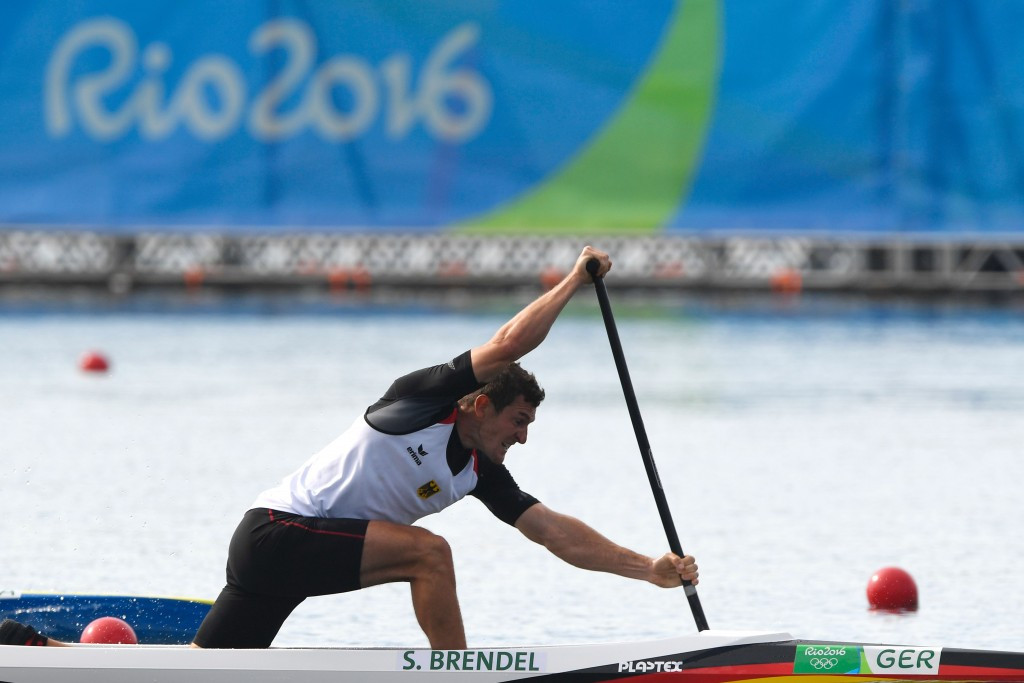 Germany's Sebastian Brendel claimed gold in the men's canoe single 1000m  ©Getty Images
