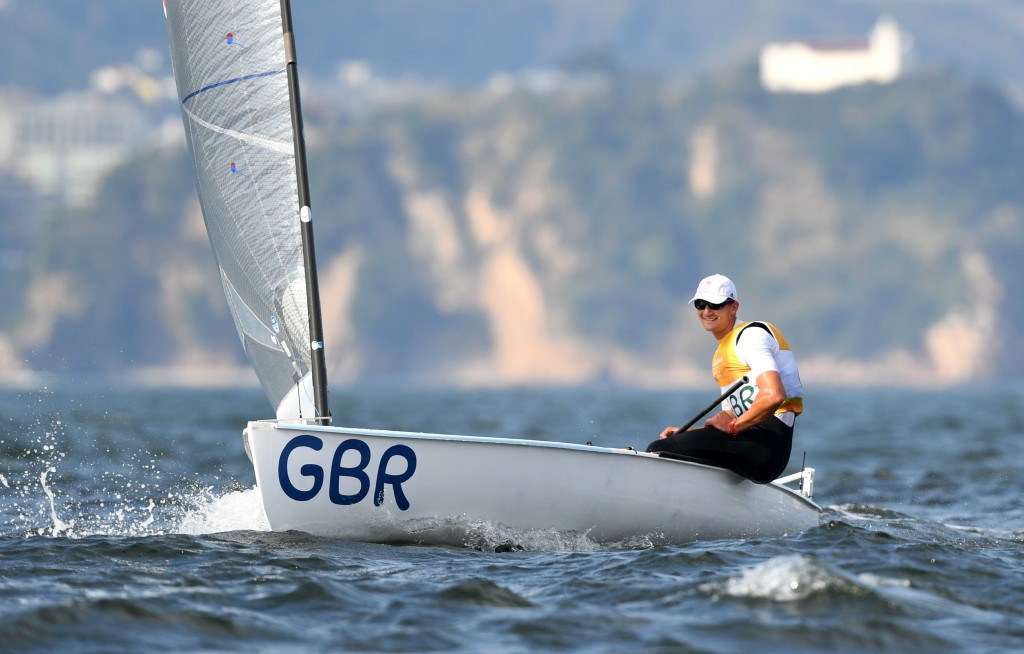 Britain's Giles Scott cruised to victory in the men's finn class ©Getty Images