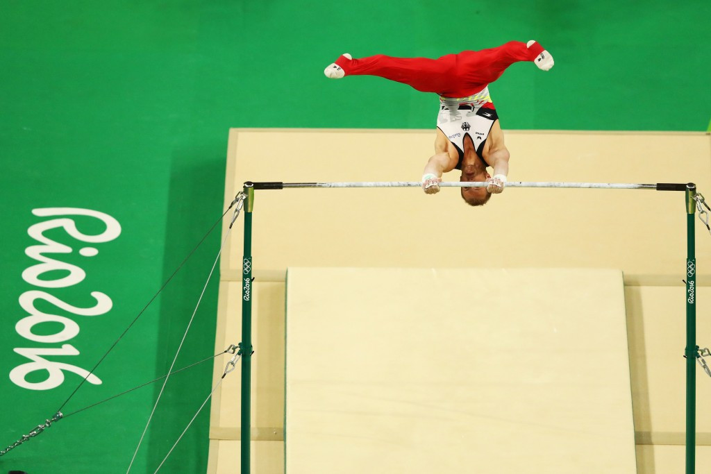 Germany's Fabian Hambüchen won the men's horizontal bar competition to finally get his hands on Olympic gold ©Getty Images