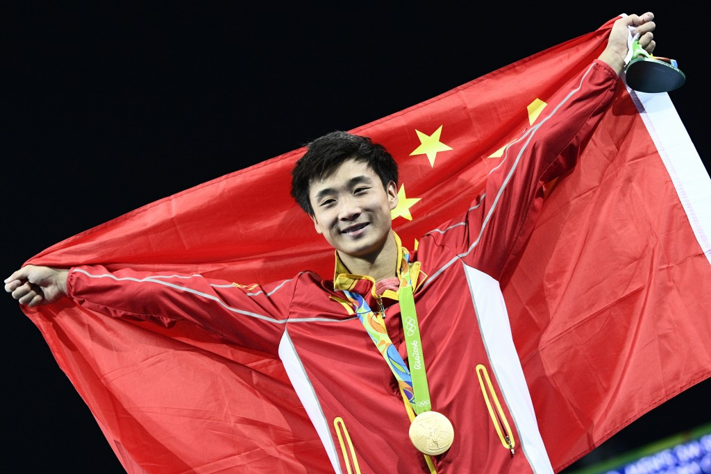 Cao Yuan of China produced a series of stunning dives on his way to clinching gold ©Getty Images
