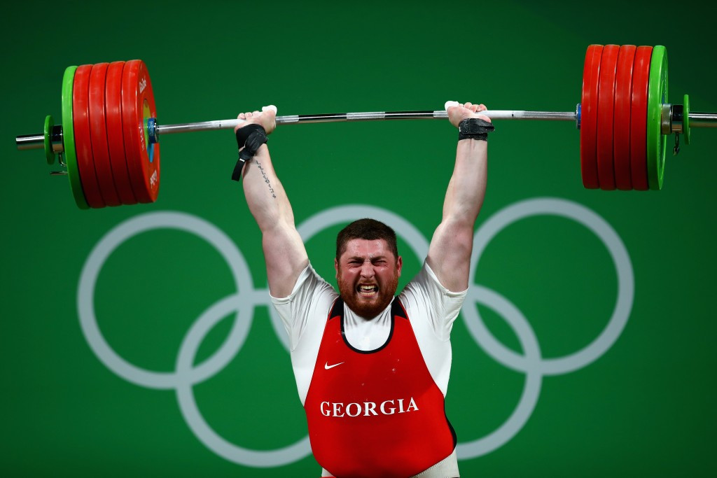 Georgian heavyweight weightlifting gold for Talakhadze as Iranian fails to register valid clean and jerk