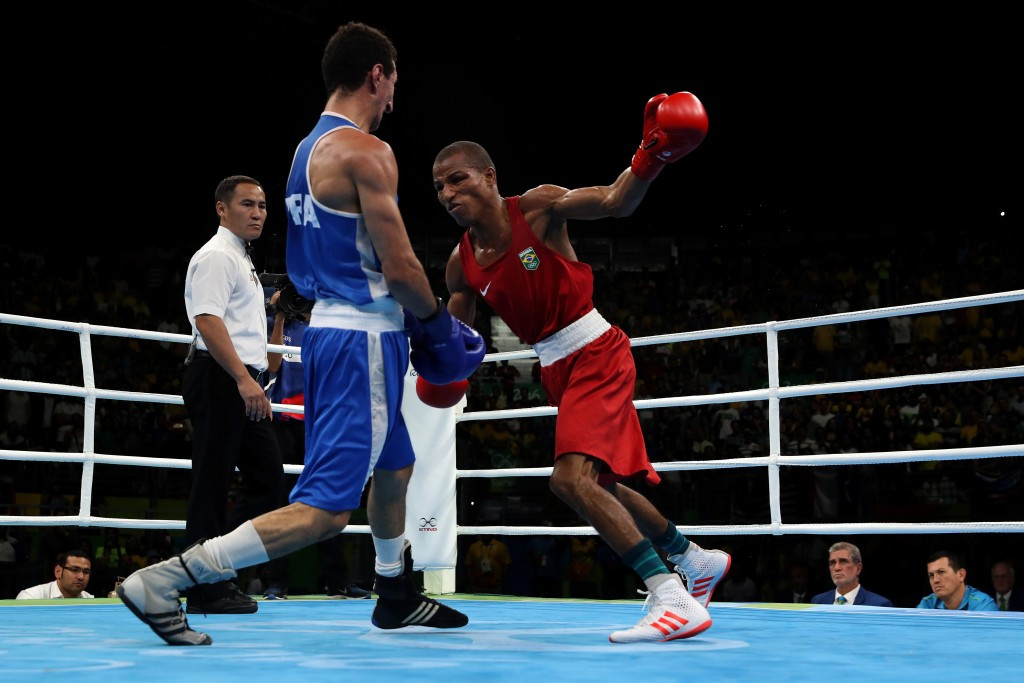 Robson Conceicao was on the front foot throughout his under 60kg final ©Getty Images