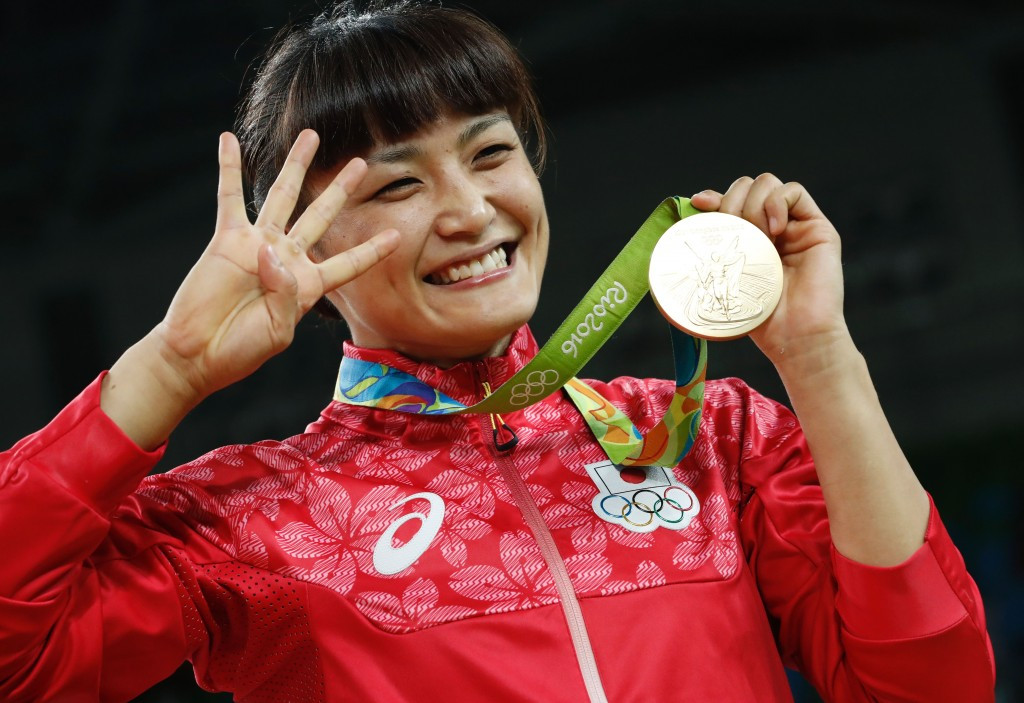 Kaori Icho became the first women to win gold in an individual event at four consecutive Olympic Games ©Getty Images