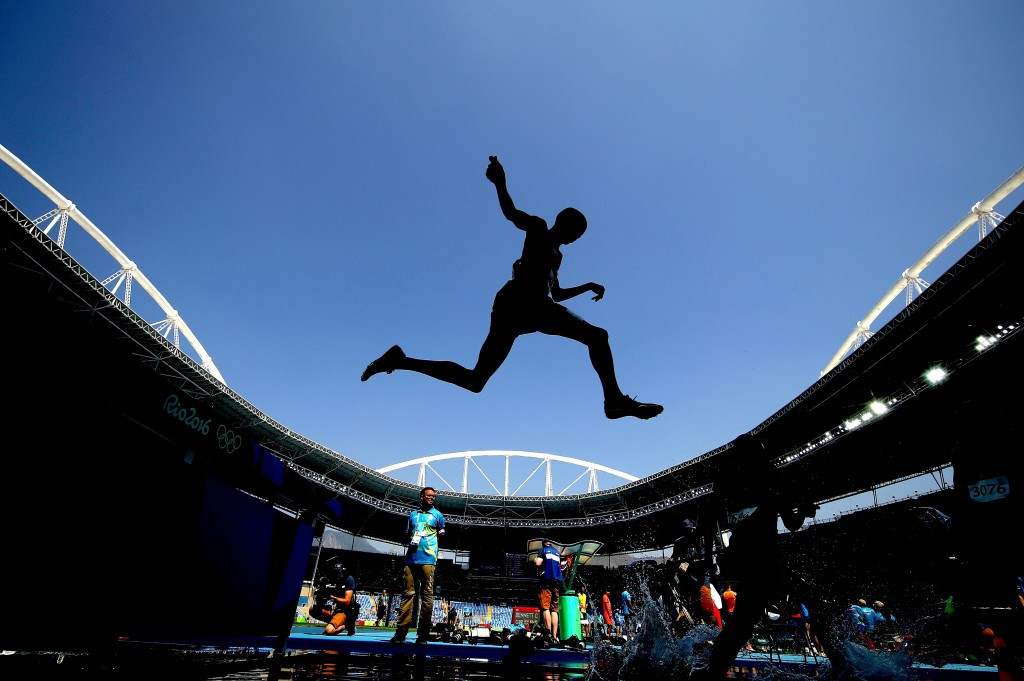 Ezekiel Kemboi was disqualified from the men's 3000m steeplechase ©Getty Images