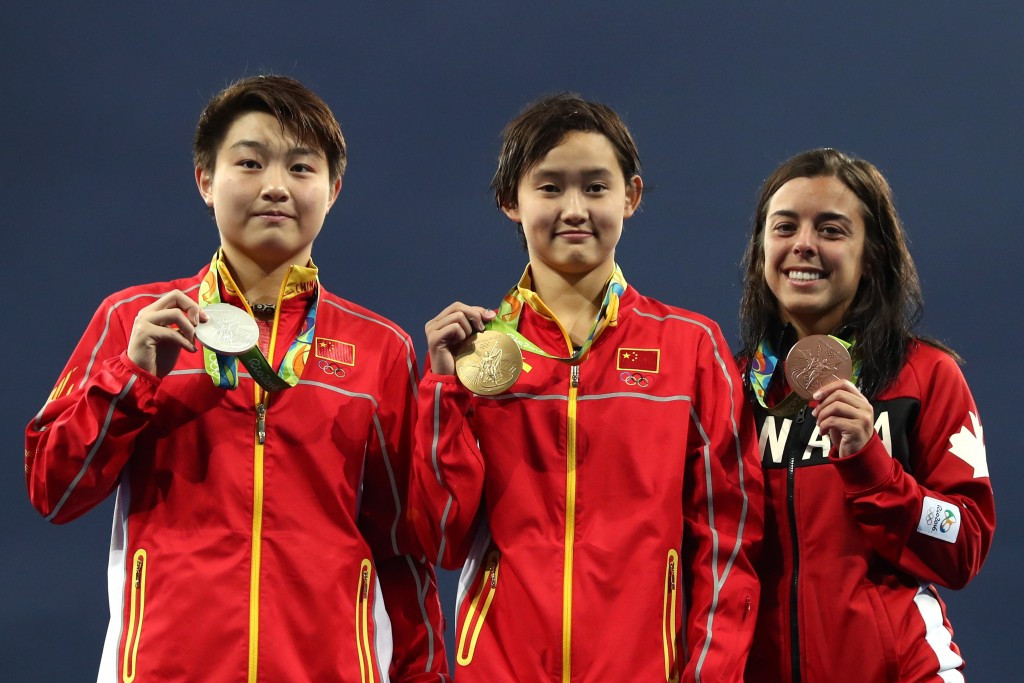 China won all four of the women's diving gold medals at the Olympics ©Getty Images
