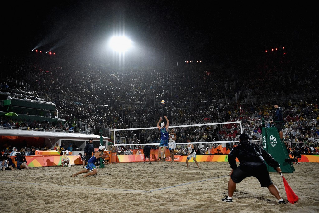 Brazil proved too strong for their Italian opponents at Copacabana ©Getty Images