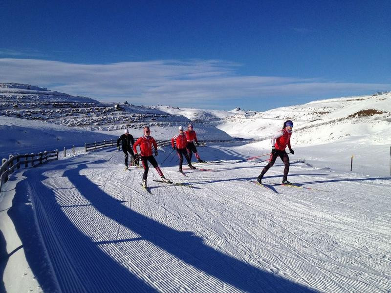 The Canadian team undertook high-intensity training in New Zealand to prepare for the new season ©IBU