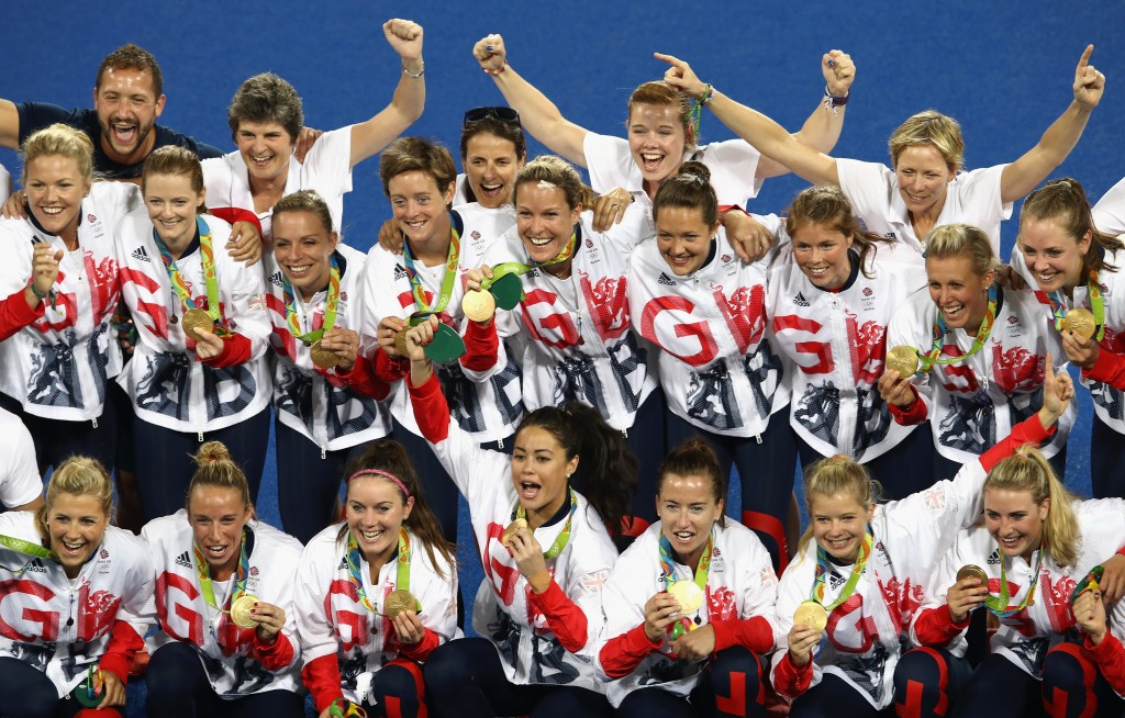 Britain claim first-ever women's Olympic hockey gold medal with victory over defending champions on penalties 