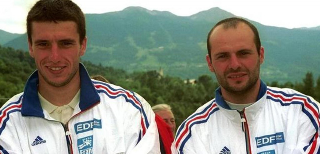 Tony and Patrice Estanguet were not only brothers, but also close rivals ©IOC