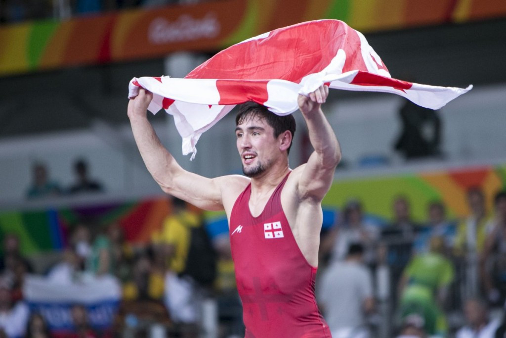 Georgia’s Vladimir Khinchegashvili went one better than his silver medal at London 2012 by beating Japan’s Rei Higuchi in the final of the men’s 57 kilograms freestyle wrestling competition ©UWW