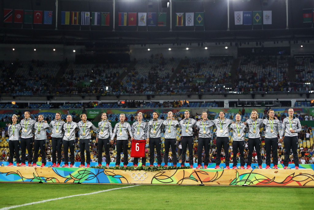 Germany became the third country to win the women's Olympic football tournament with victory at Rio 2016 ©Getty Images
