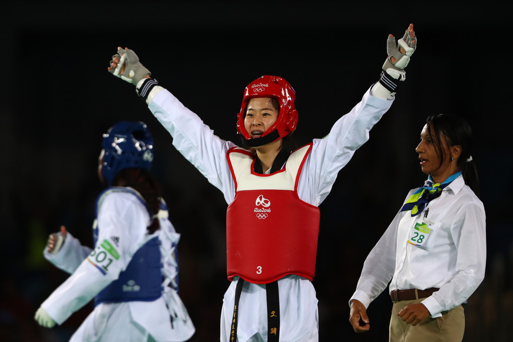 Oh Hyeri claimed gold for South Korea in the women's under 67kg final ©Getty Images