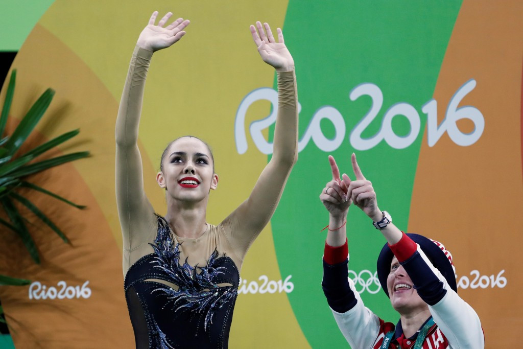 Margarita Mamun continued Russia's dominance of rhythmic gymnastics by winning individual all-around Olympic gold at the Rio Olympic Arena ©Getty Images