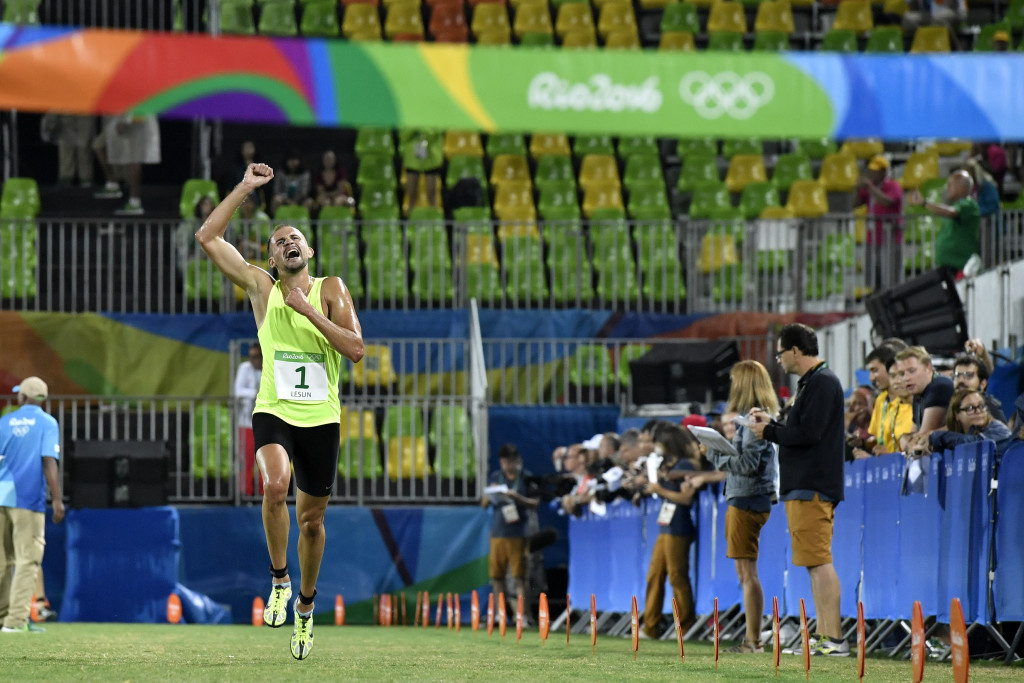 Aleksander Lesun claimed Russian gold in men's modern pentathlon ©Getty Images