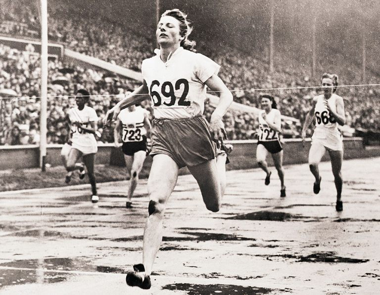 Dutchwoman Fanny Blankers-Koen won four Olympic gold medals at London 1948, even though at 30 she was considered too old to still be competing ©Hulton Archive/Getty Images