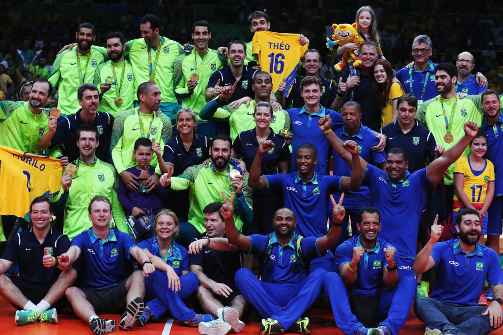 Brazil end Rio 2016 in style as men's volleyball team beat Italy to clinch Olympic gold