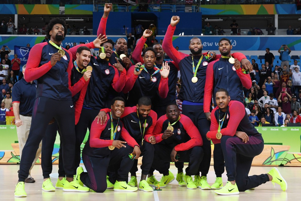 United States had earlier thrashed Serbia to claim men's basketball gold ©Getty Images