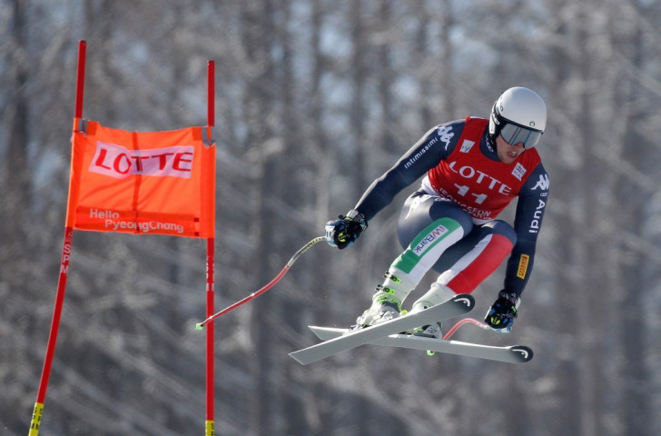Italy's Mattia Casse competes in the men's Super G Finals during the 2016 Audi FIS Ski World Cup at the Jeongseon Alpine Centre, which may open as a training centre ahead of Beijing 2022 ©Getty Images