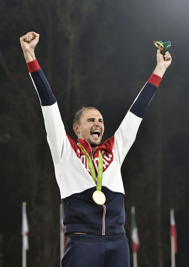 Aleksander Lesun won the men's modern pentathlon title at Rio 2016 ©Getty Images