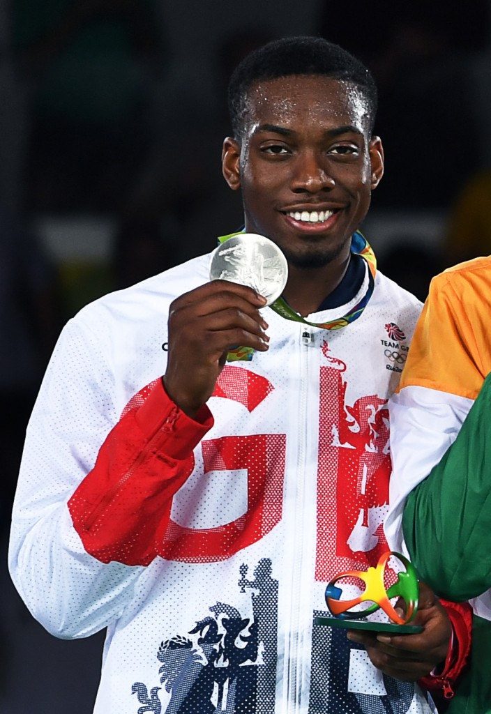 Lutalo Muhammad had to make do with silver after an agonising late defeat in Rio ©Getty Images