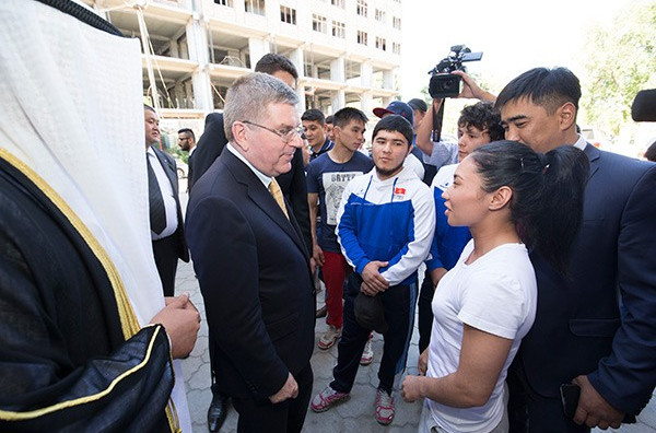 Bach hails importance of sport in society during three-country Central Asian tour