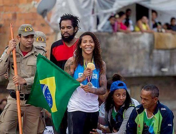 Rafaela Silva took up sport principally as a means to try to escape trouble in the notorious City of God favela community ©IJF