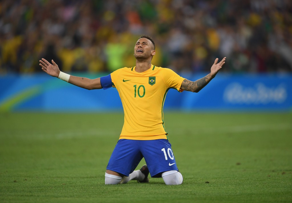 Neymar's winning penalty provided hosts Brazil with one of their moments of the Games ©Getty Images