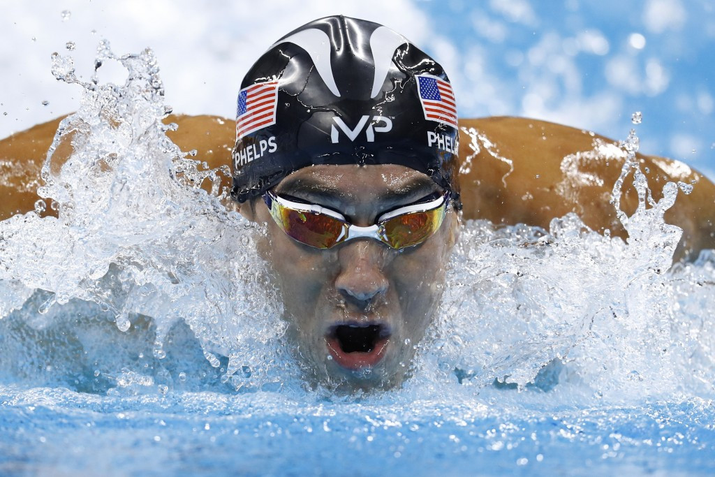 Swimming legend Michael Phelps is in contention for the Male Athlete of the Olympic Games award ©Getty Images
